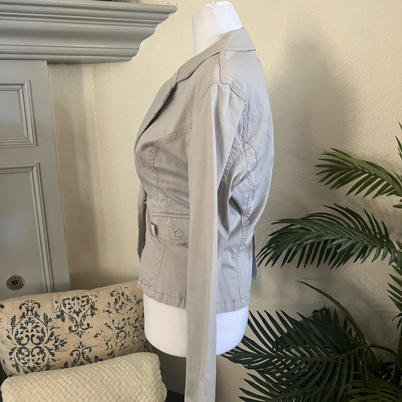 Vintage Y2K Grey & Pink Blazer Jacket Size S - Picture 3 of 8